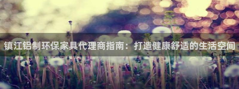 杏耀平台代理登录网址是什么：镇江铝制环保家具代理商指南：打造