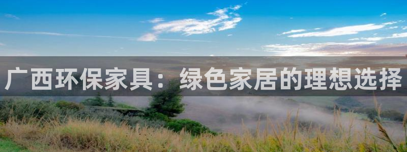 杏耀平台怎么注册：广西环保家具：绿色家居的理想选择