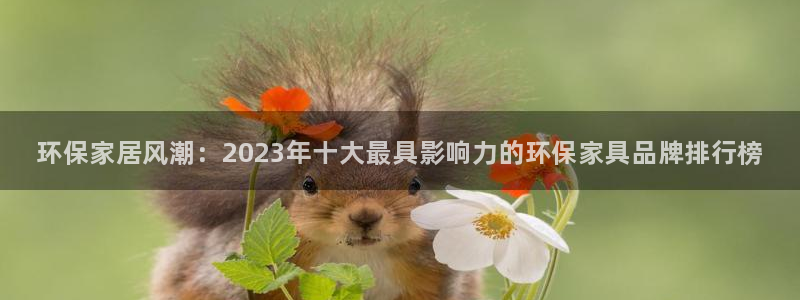 杏耀代理注册中心：环保家居风潮：2023年十大最具影响力的环
