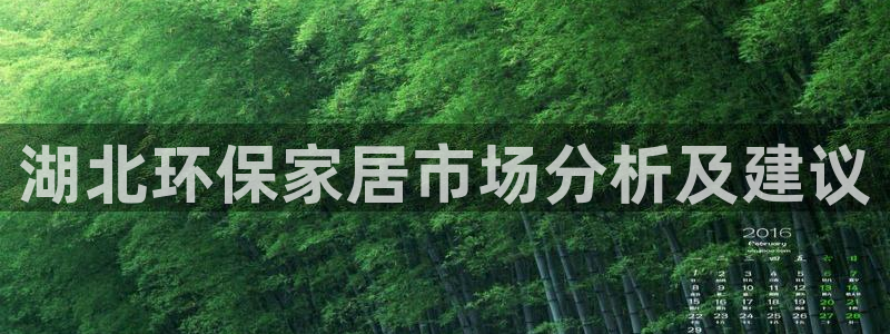 杏耀登录网页：湖北环保家居市场分析及建议